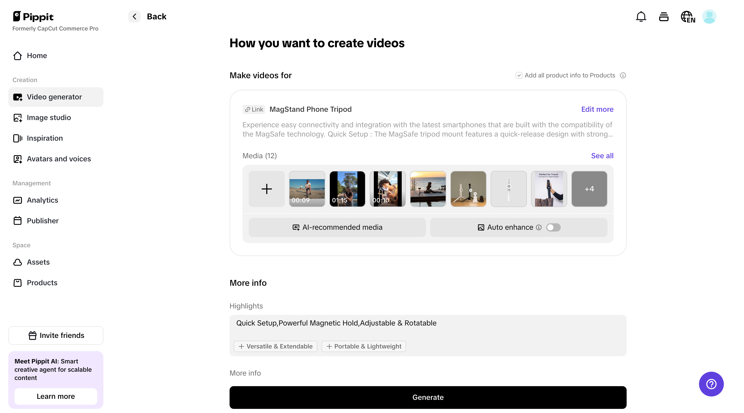 Customize business video settings