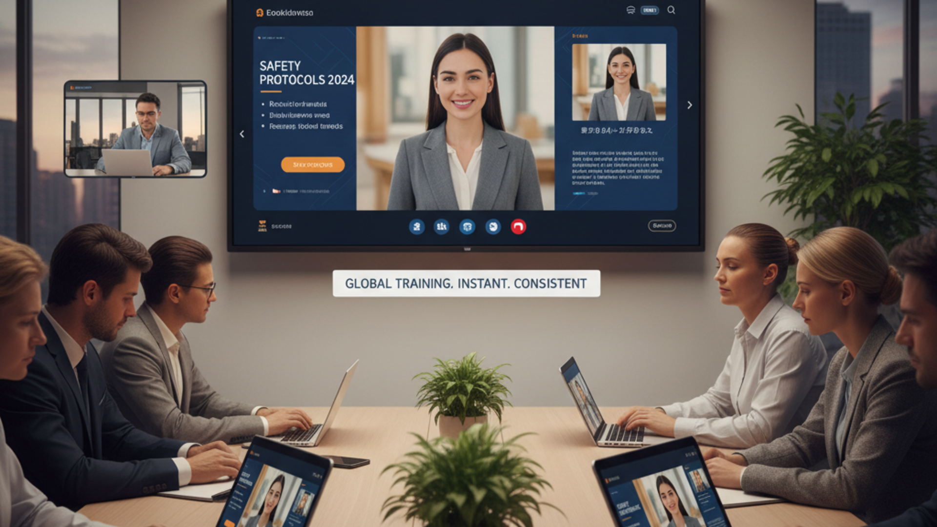 AI talking avatars for corporate training