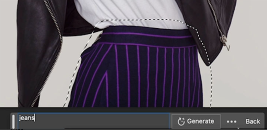 Making a selection with the Lasso tool in Adobe Firefly