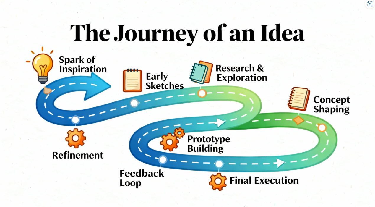 Larawan ng mga infographic ng proseso at timeline