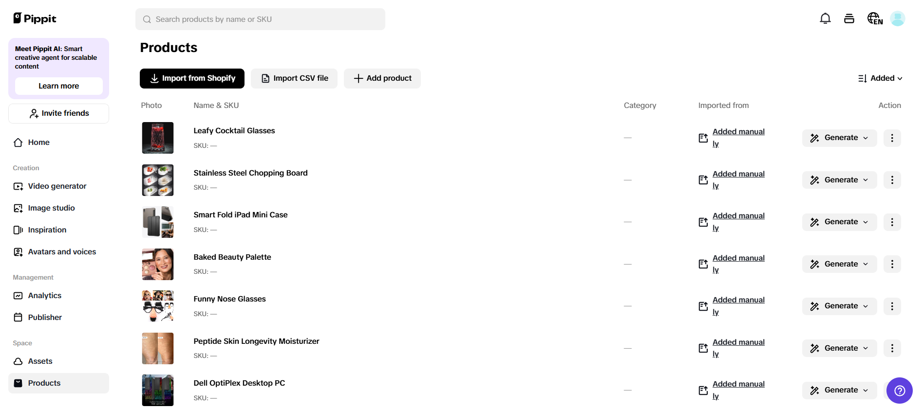 E-commerce integration