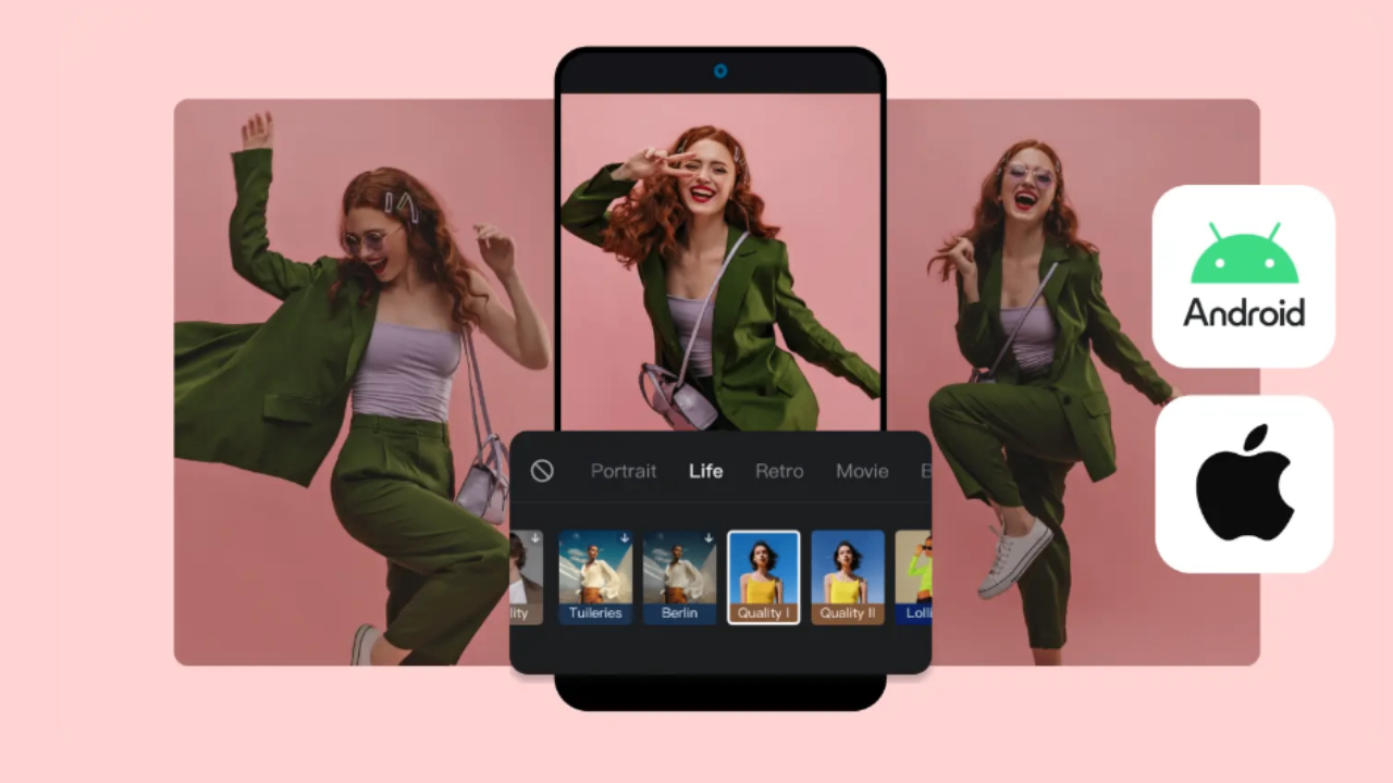 CapCut-app för fotofilter