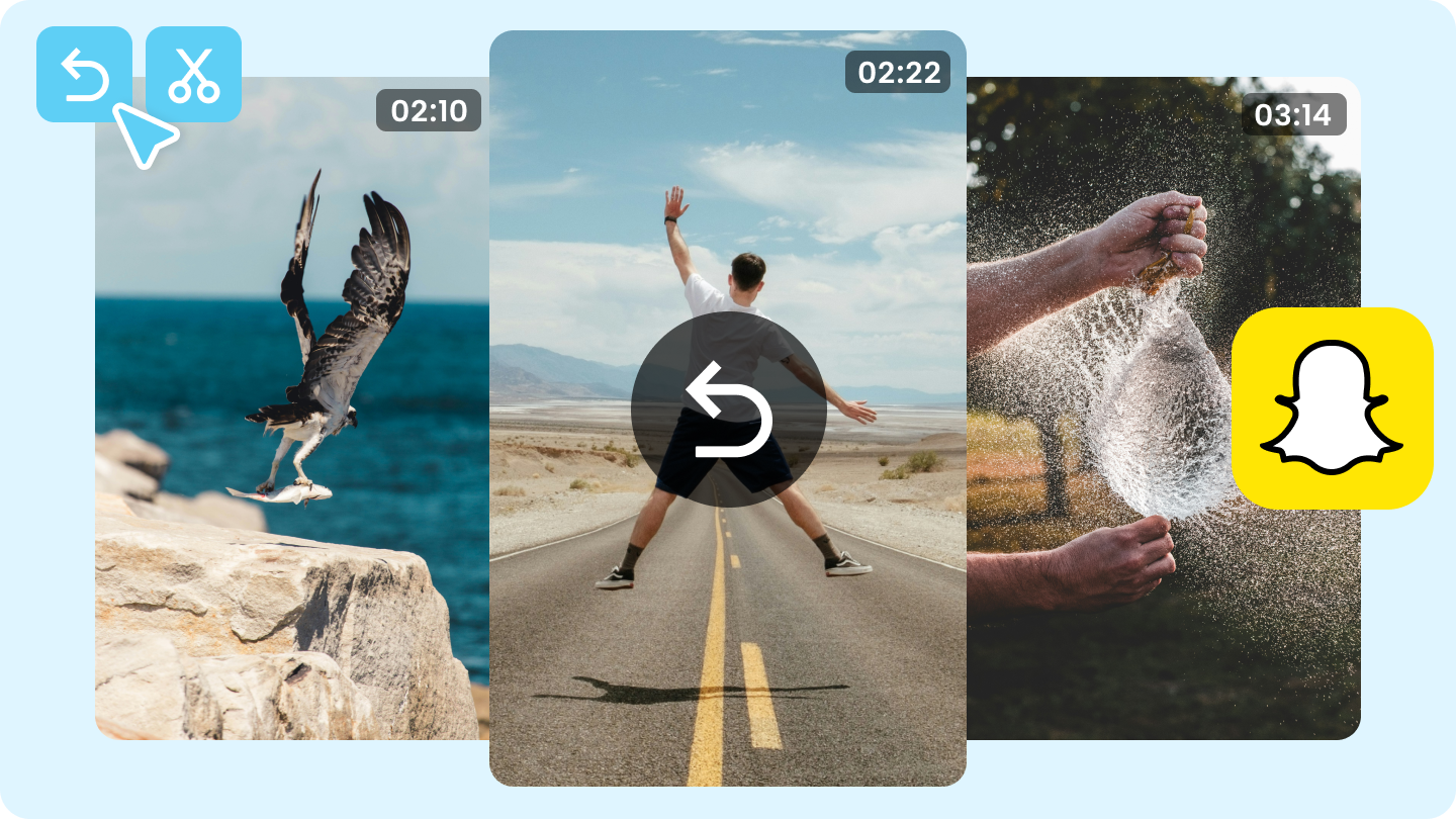 kung paano i-reverse ang snapchat video