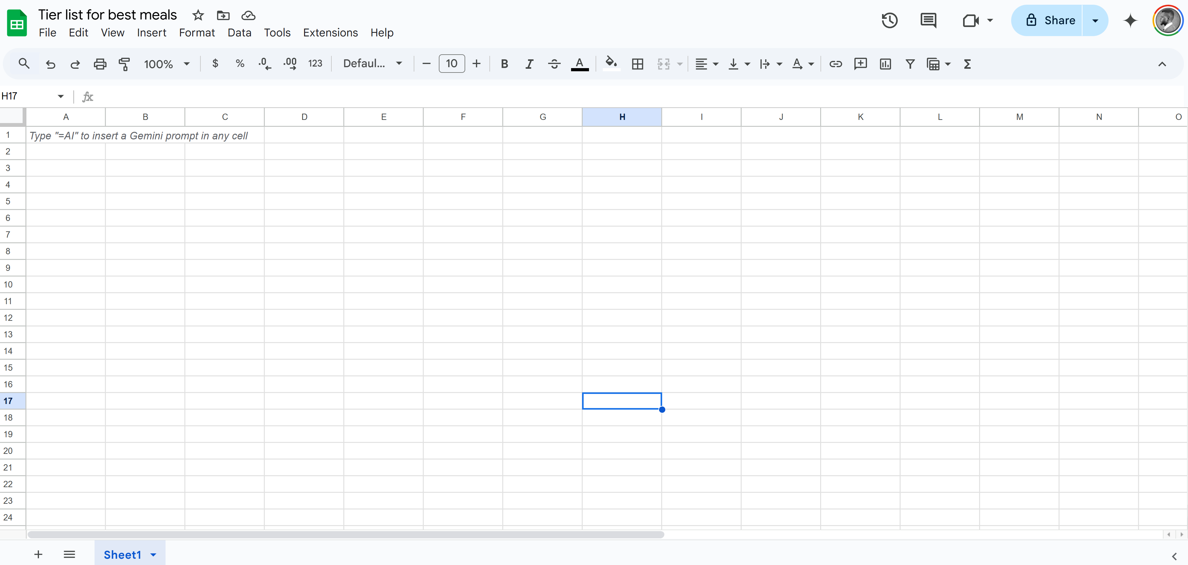 How to make tier list