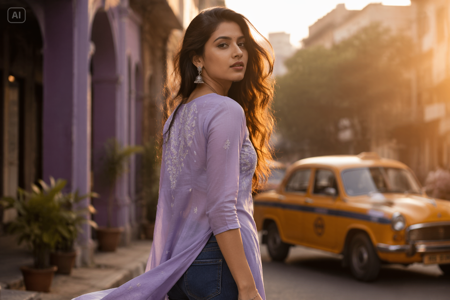 Kurti Denim AI Prompt prompt