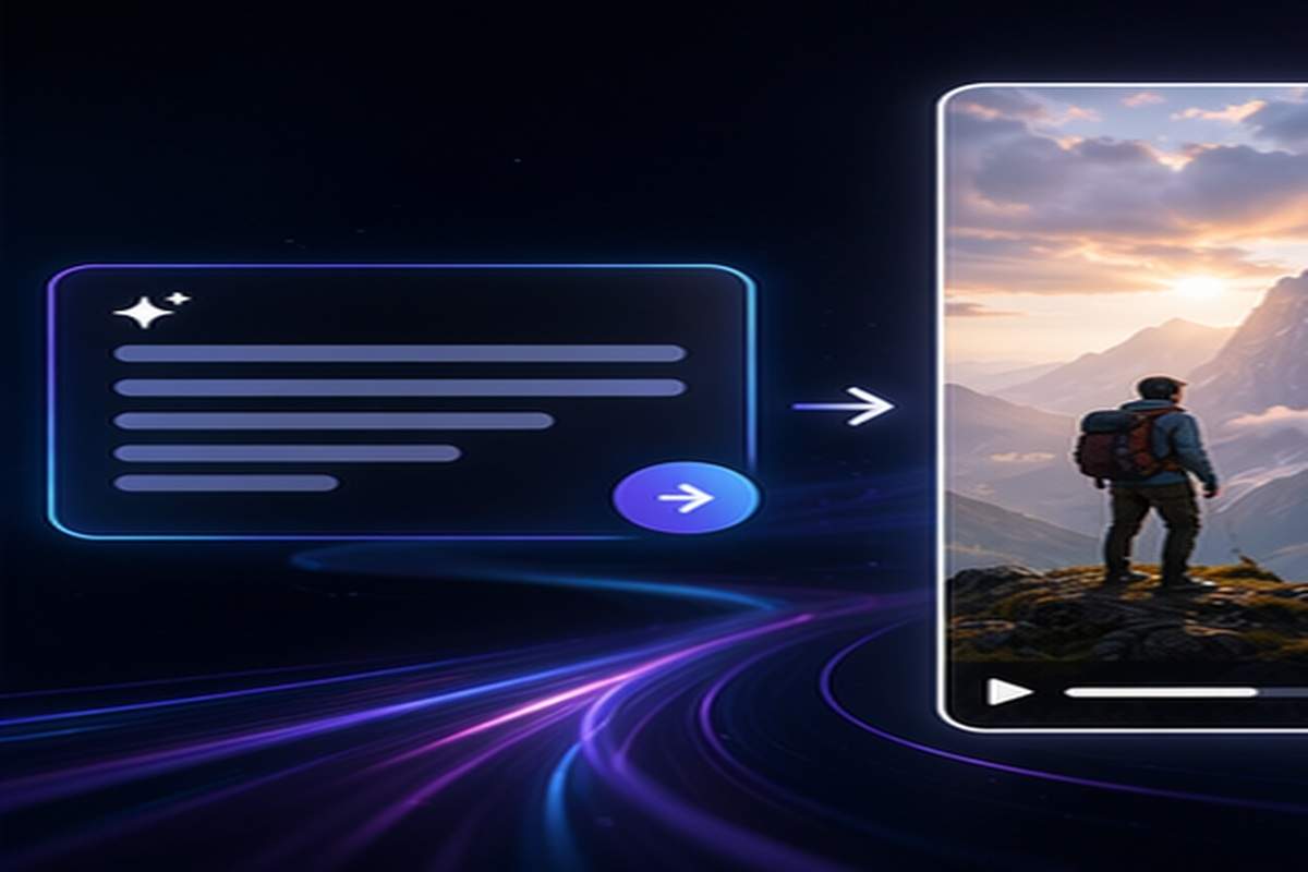 Text To Short Video Generator creative brief topic-relevant visual