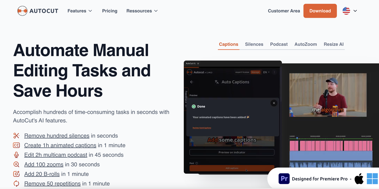 Autocut Premiere Pro overview: guide, tips, pros & cons