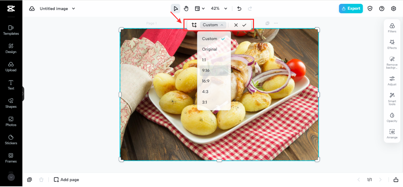 Crop your photos