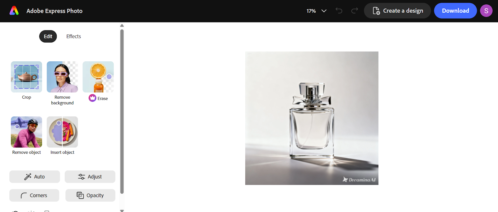 Adobe interface: graphics editor online