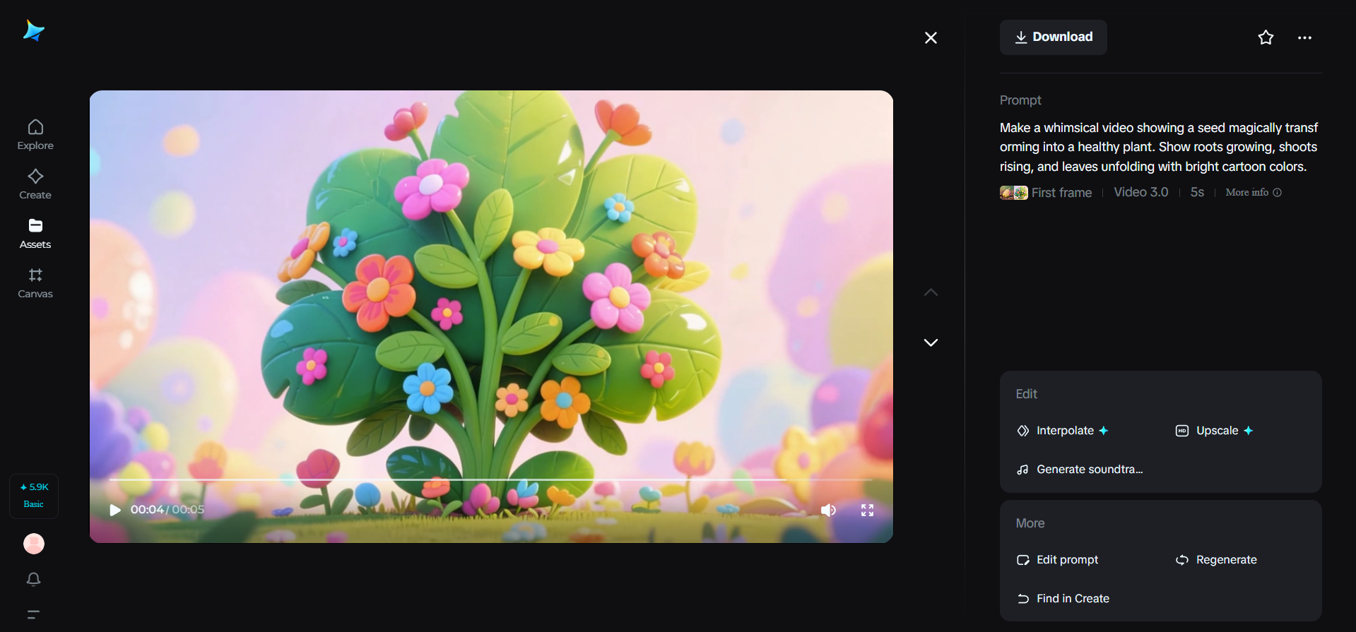 Planting seeds cartoon videos