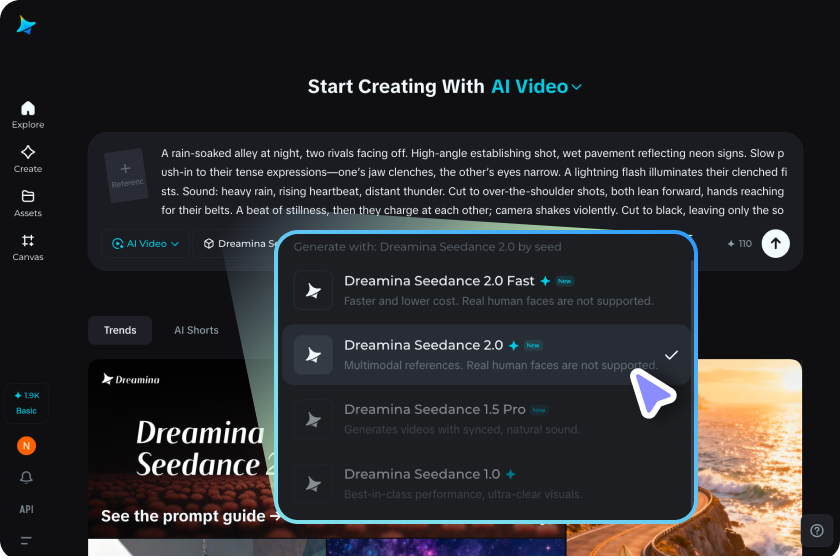 Paso 2: Selecciona la configuración y genera tu episodio