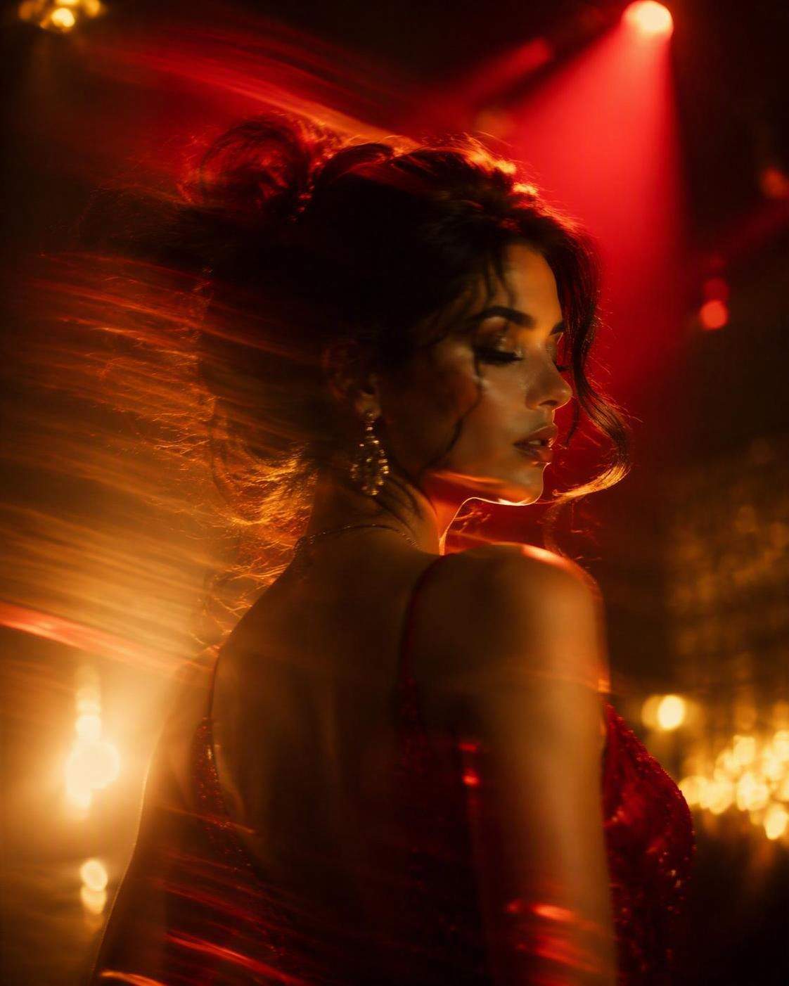 Cinematic AI video portrait concept with stylish celebrity-inspired motion framing