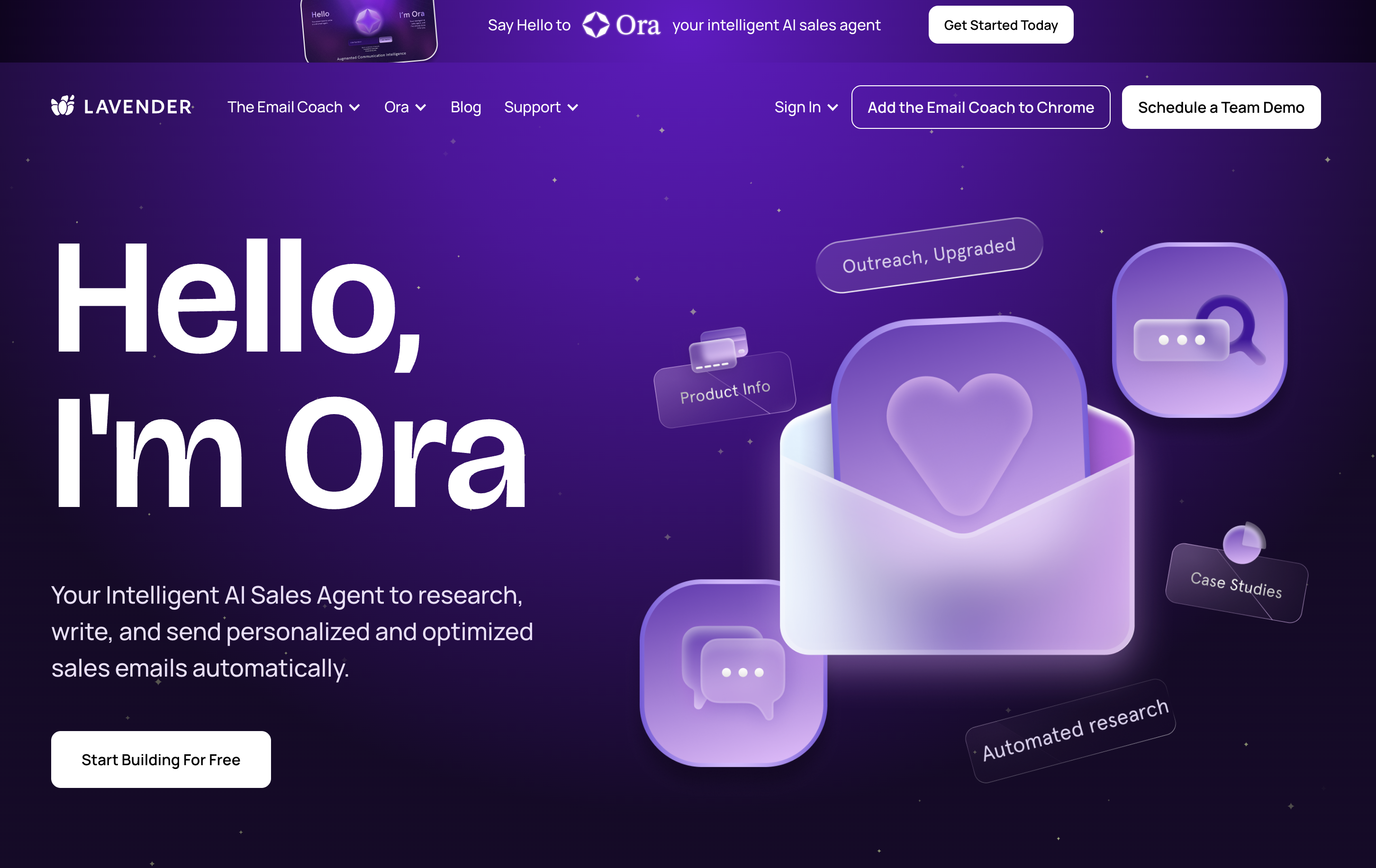 Lavendel-Homepage