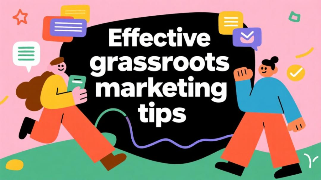 Effective grassroots marketing tips