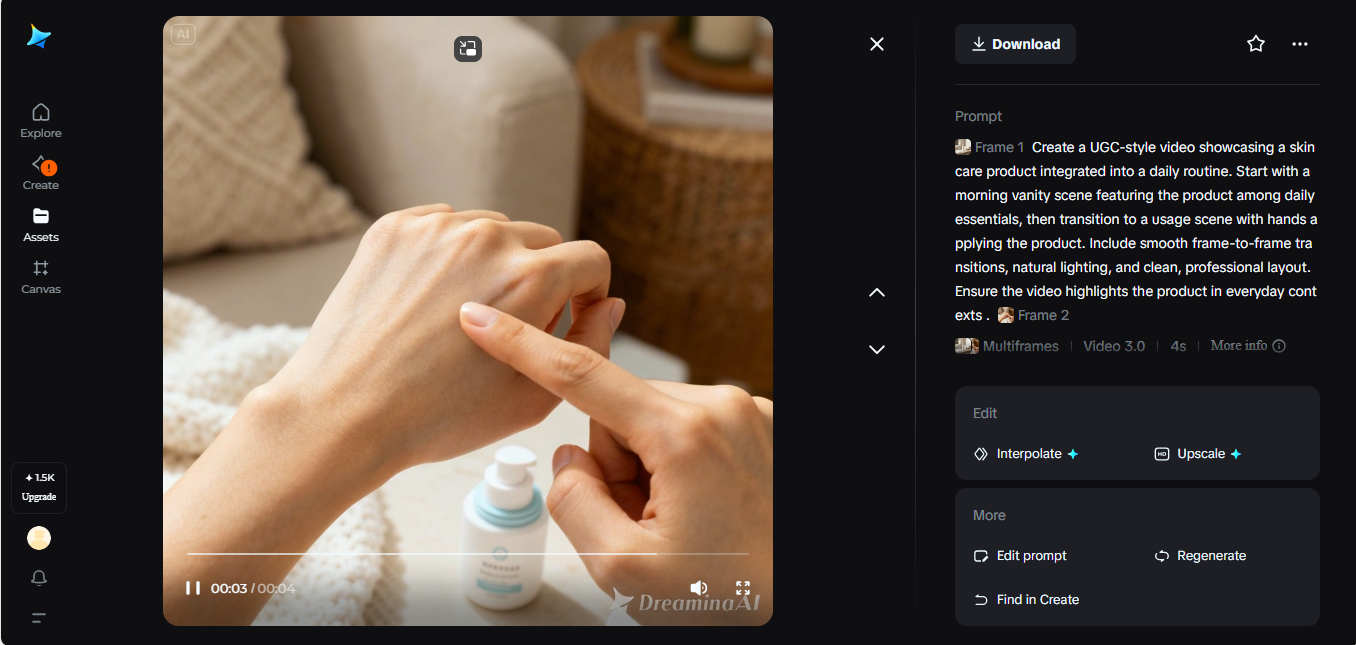 Product commercial