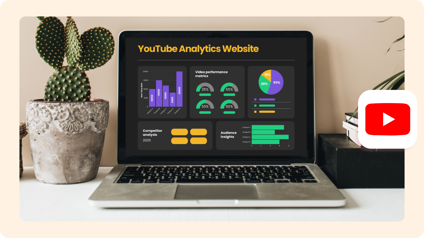 YouTube аналитика сайта