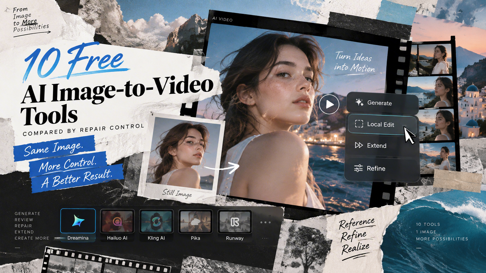 10 Free AI Image-to-Video Tools Compared by Repair Control