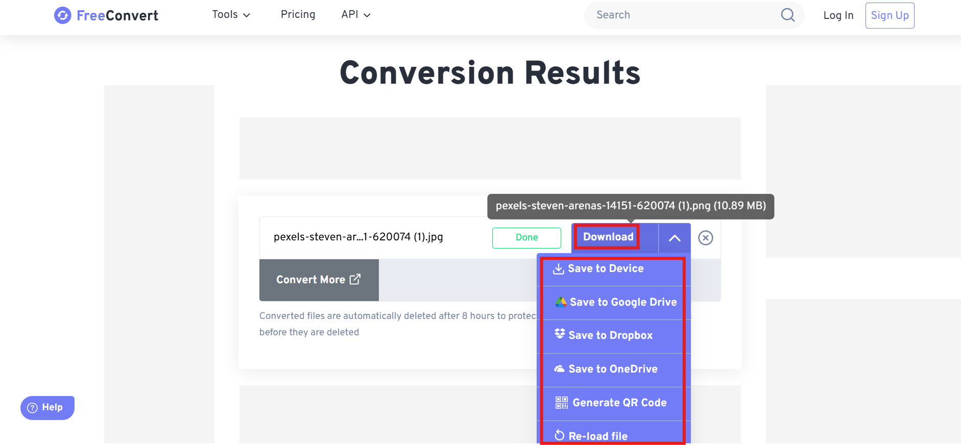 イメージをダウンロードしてください