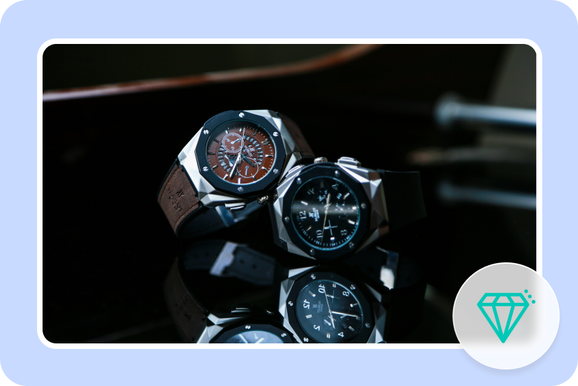 Clear and sharp results after flip photo