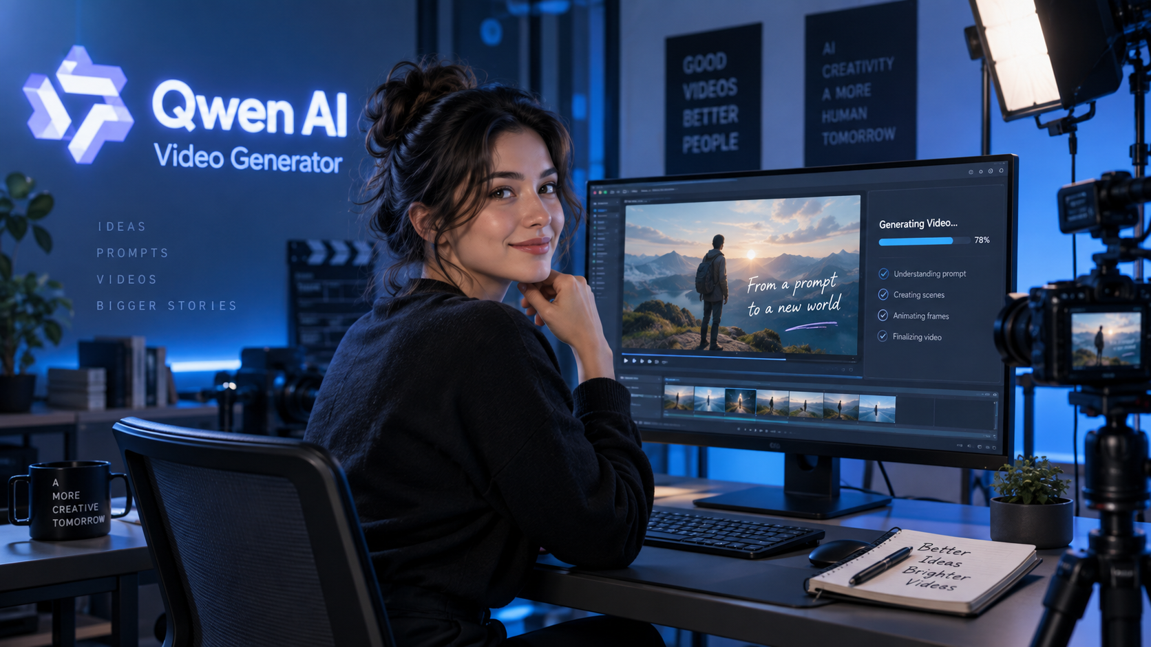 qwen ai video generator feature — Build the core visual