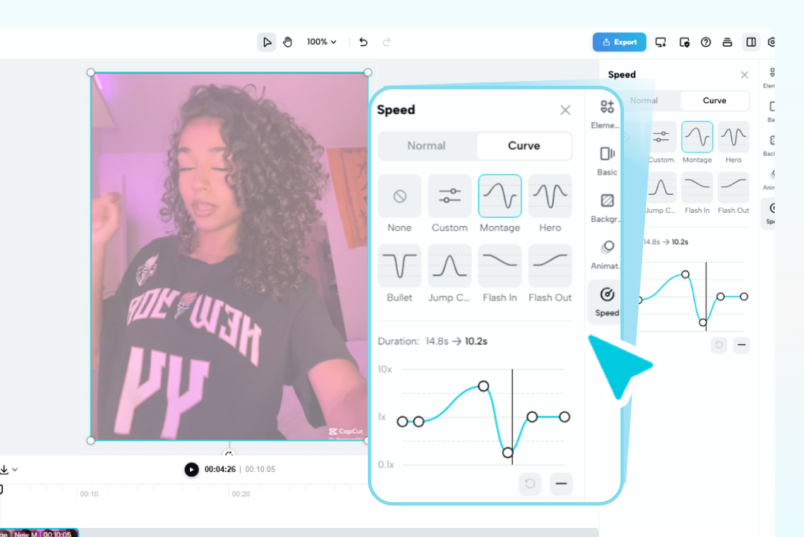  Adjust pacing for smooth slow-mo
