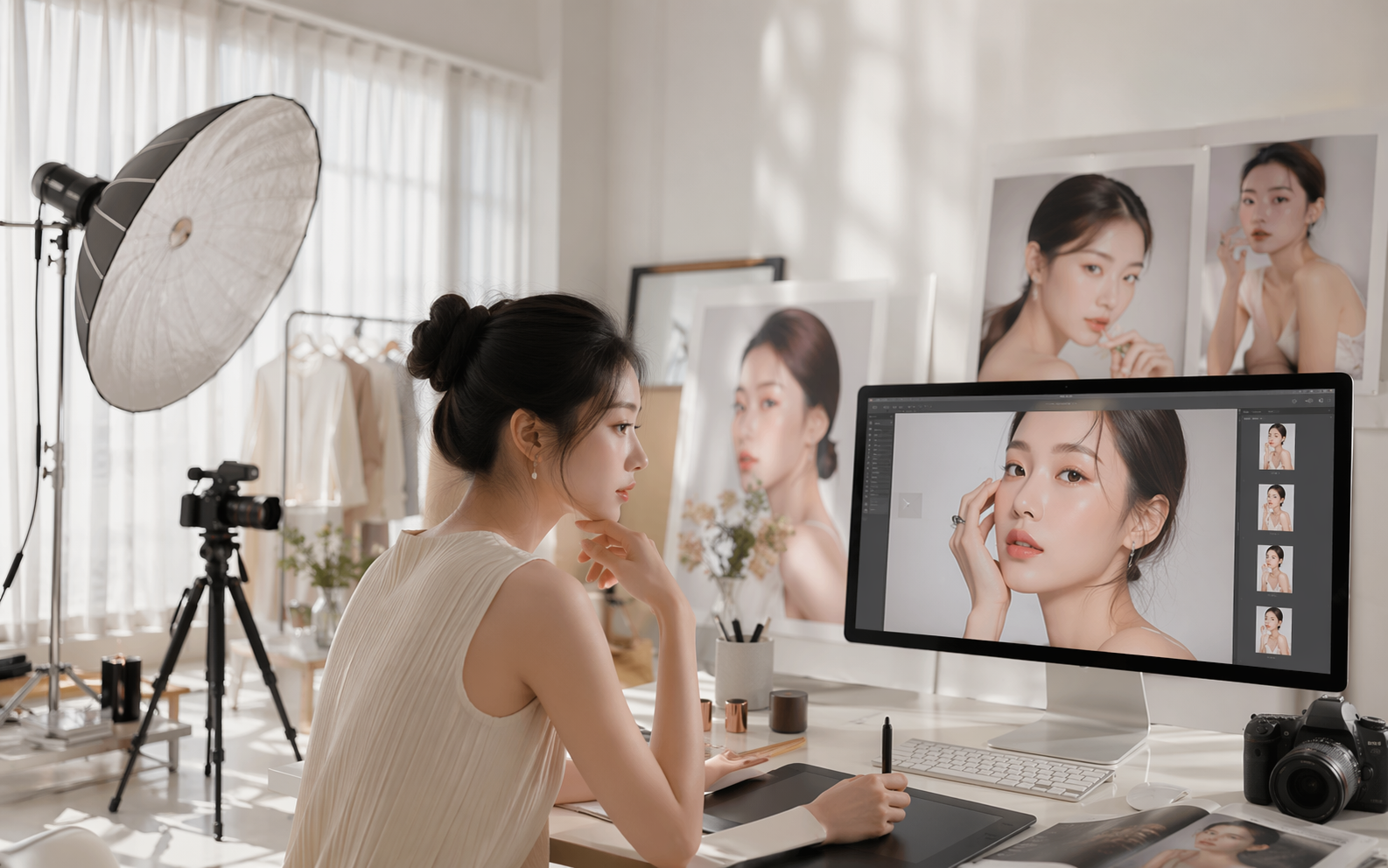 AI Yearbook Photo feature highlight scene 3 created for Pippit marketing visuals