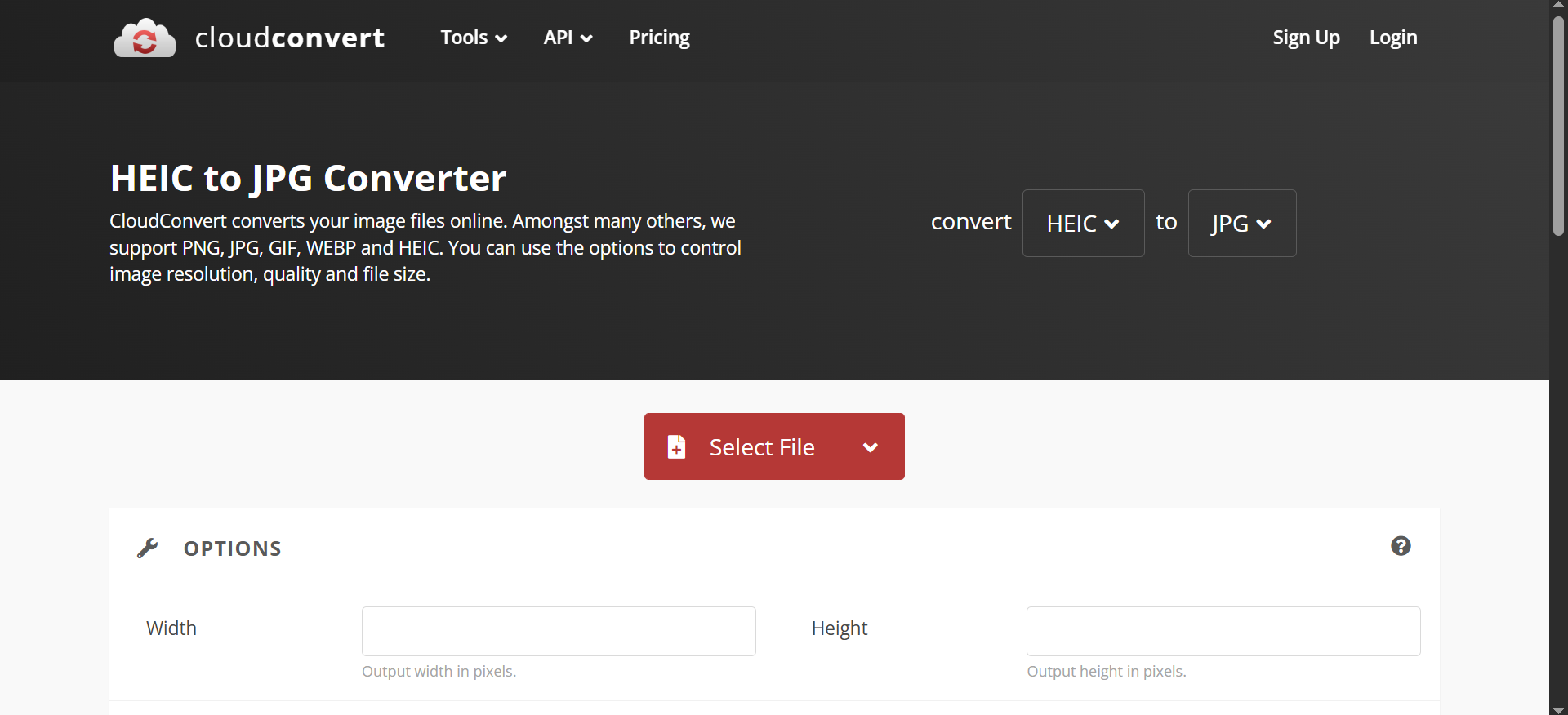 Free online HEIC to JPG converter