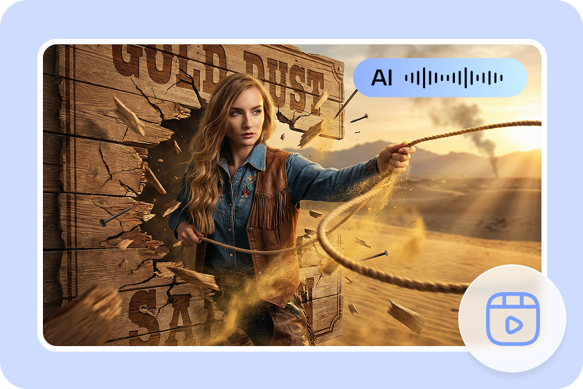 Sound aligned with visuals