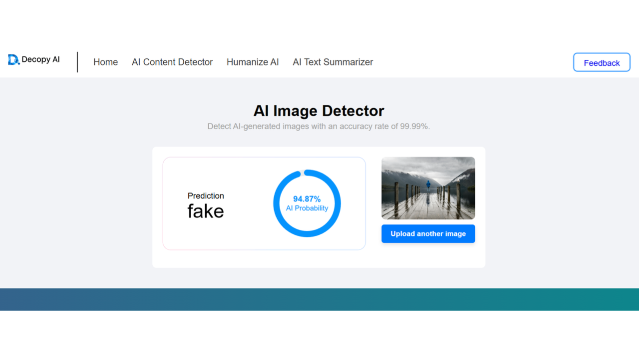Decopy AI's interface