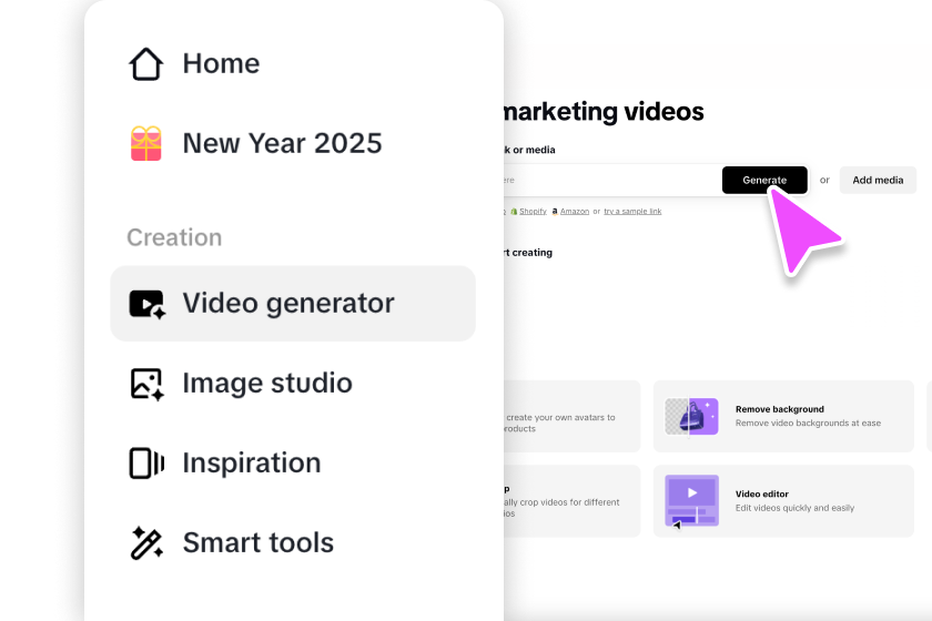 Crea il tuo podcast utilizzando un generatore di video 
