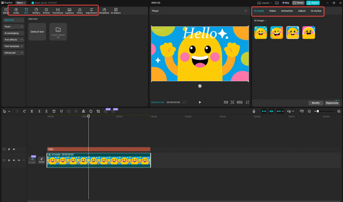 Customize the generated image