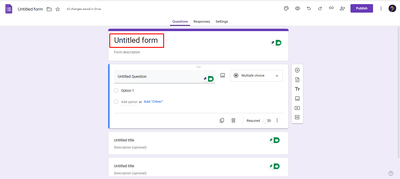 Konfigurera Google-formulär