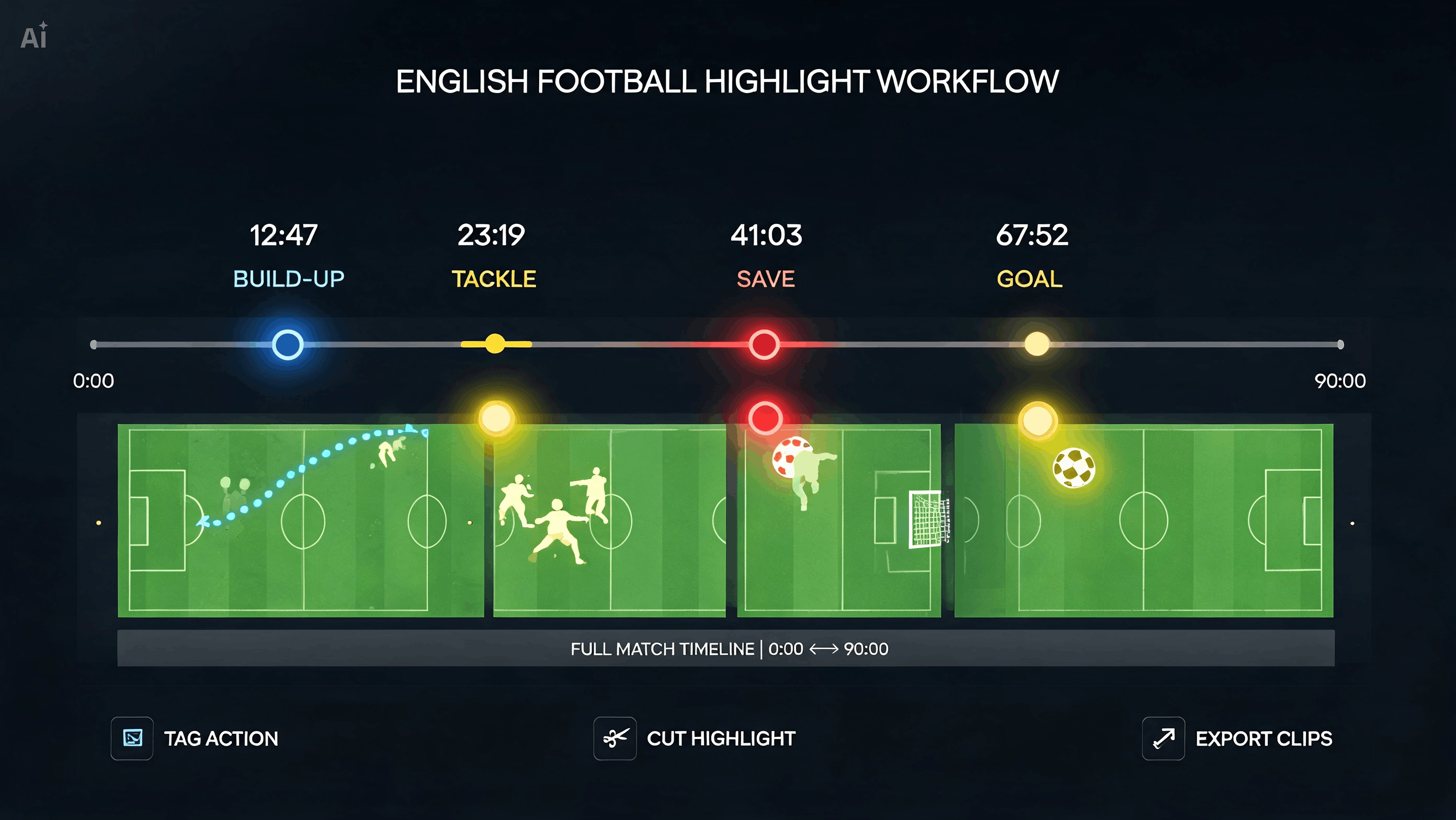 Turn full match footage into sharp key moments