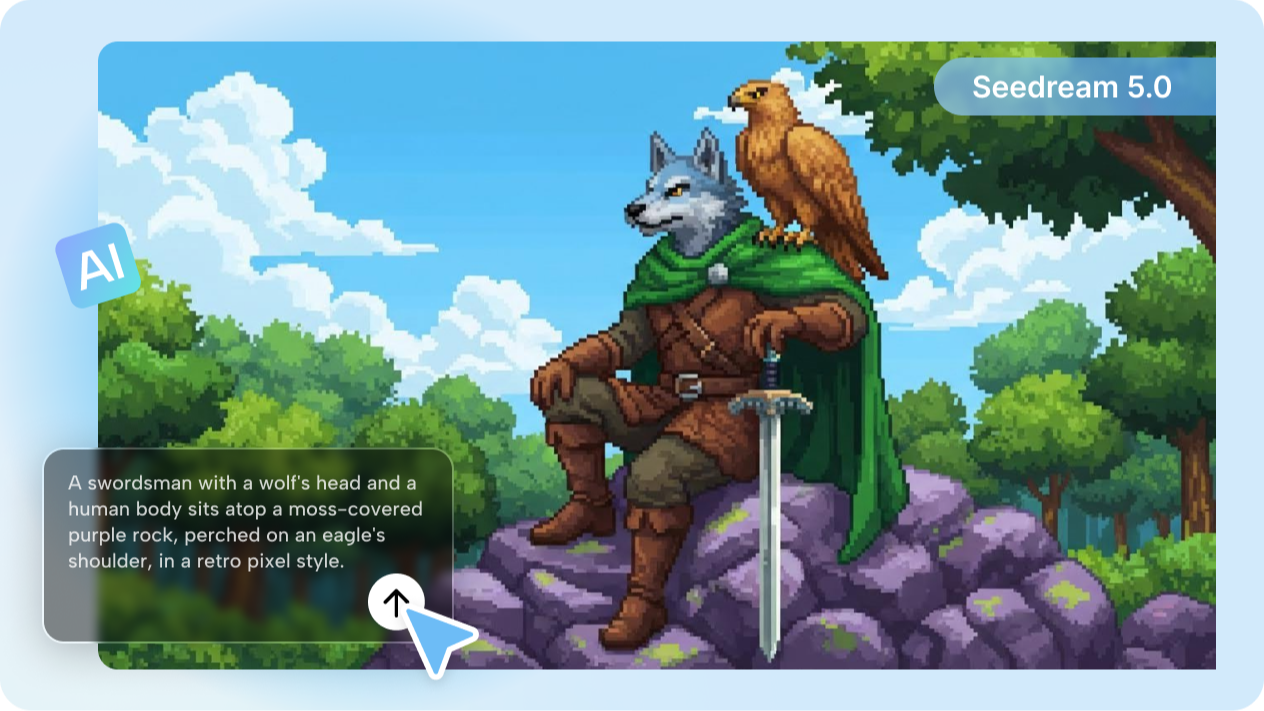  turn text into pixel art AI using Dreamina