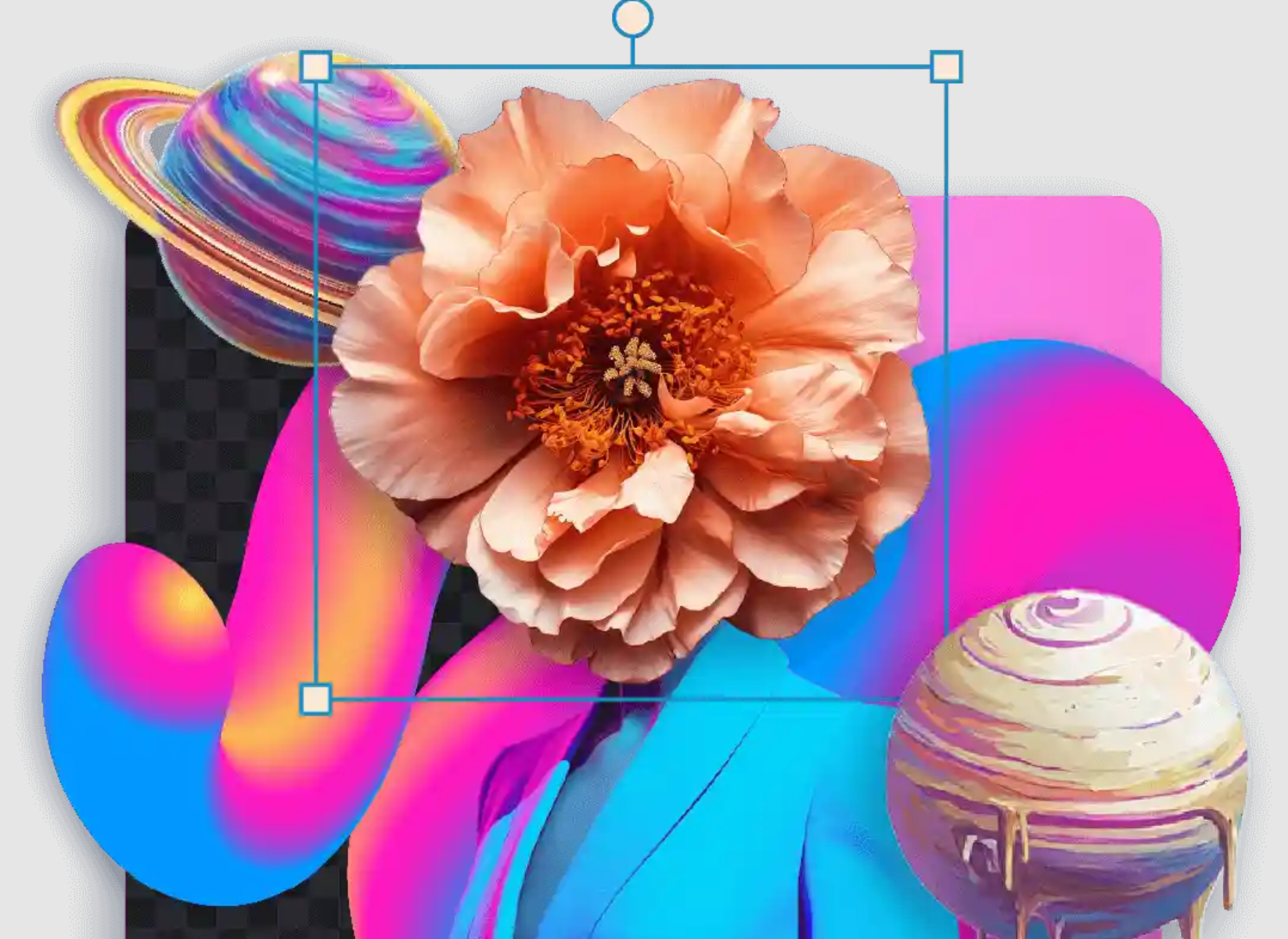 Interface de l'empilement en couches