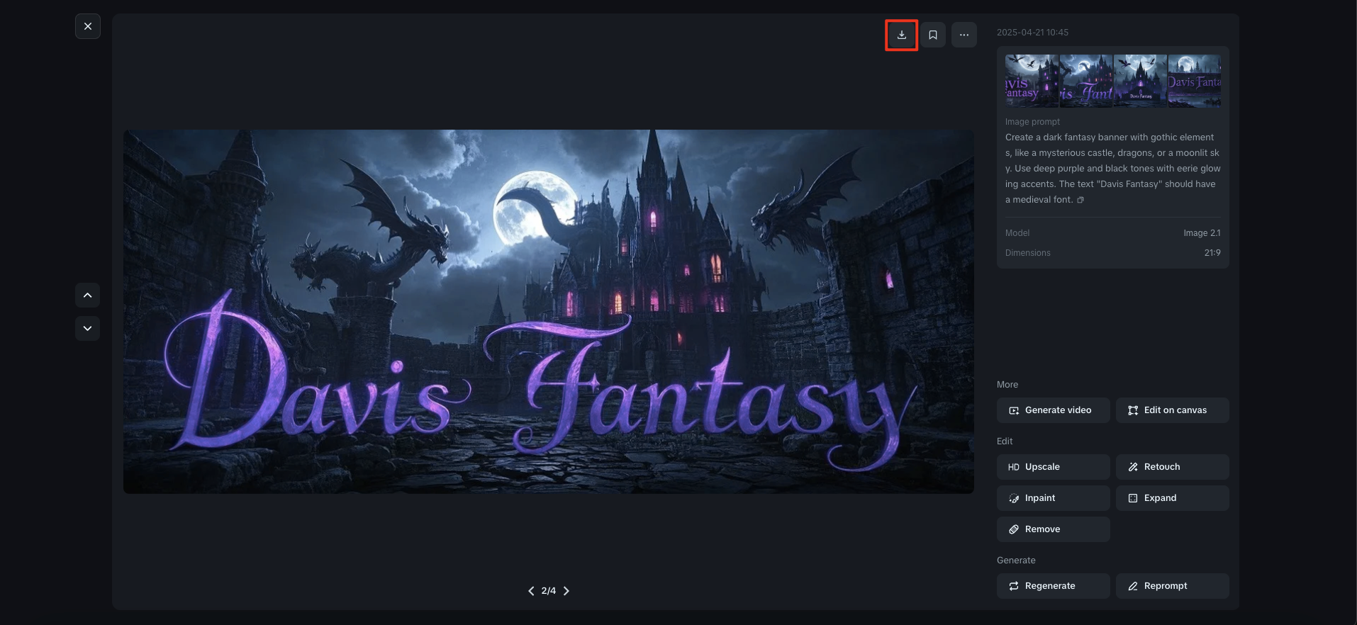 How to create a Twitch banner with Dreamina