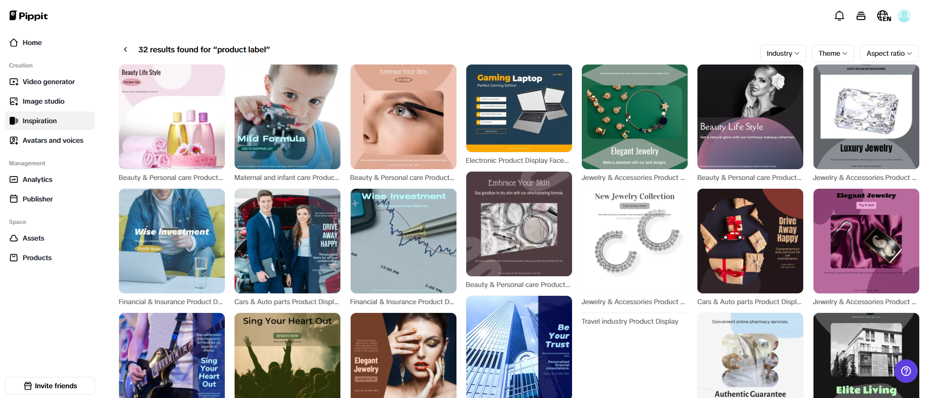 Customizable templates