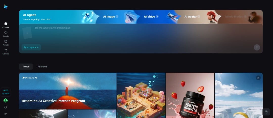 Dreamina：最佳免費AI旁白生成器