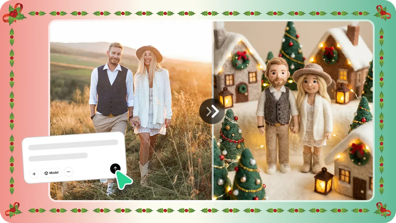 Frissítse karácsonyi háttereit MI segítségével