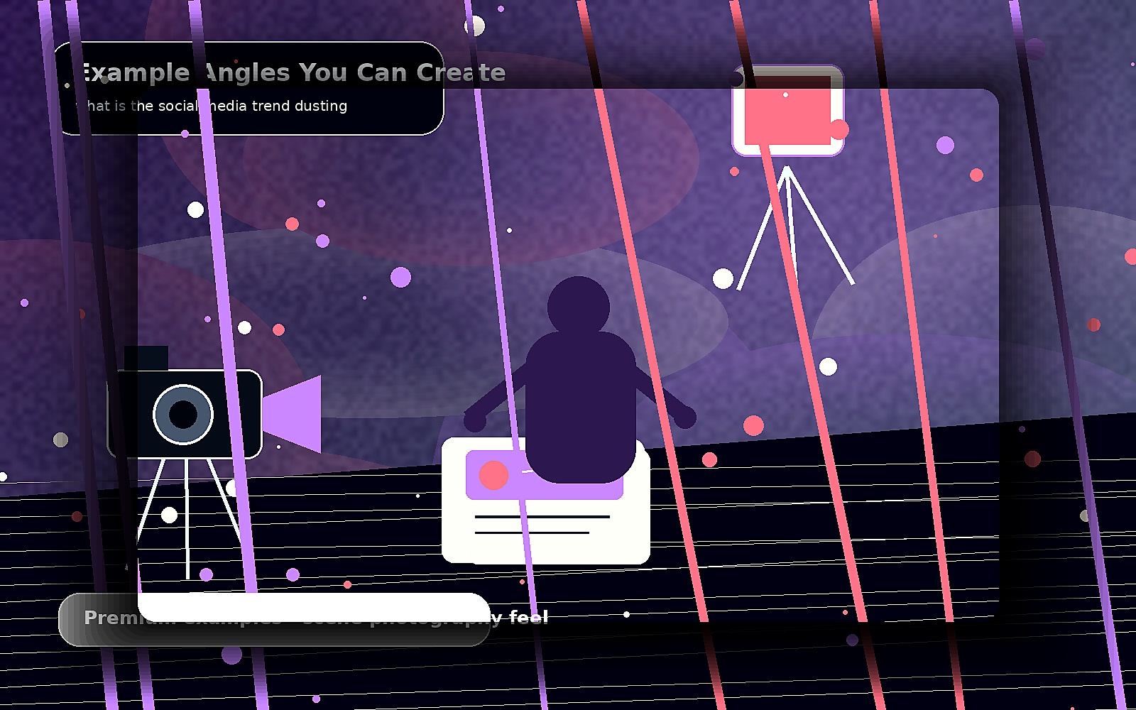Example Angles You Can Create — premium scene image for what is the social media trend dusting