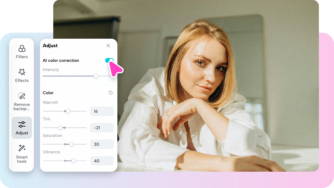 Powerful editing tools personalize every detail 