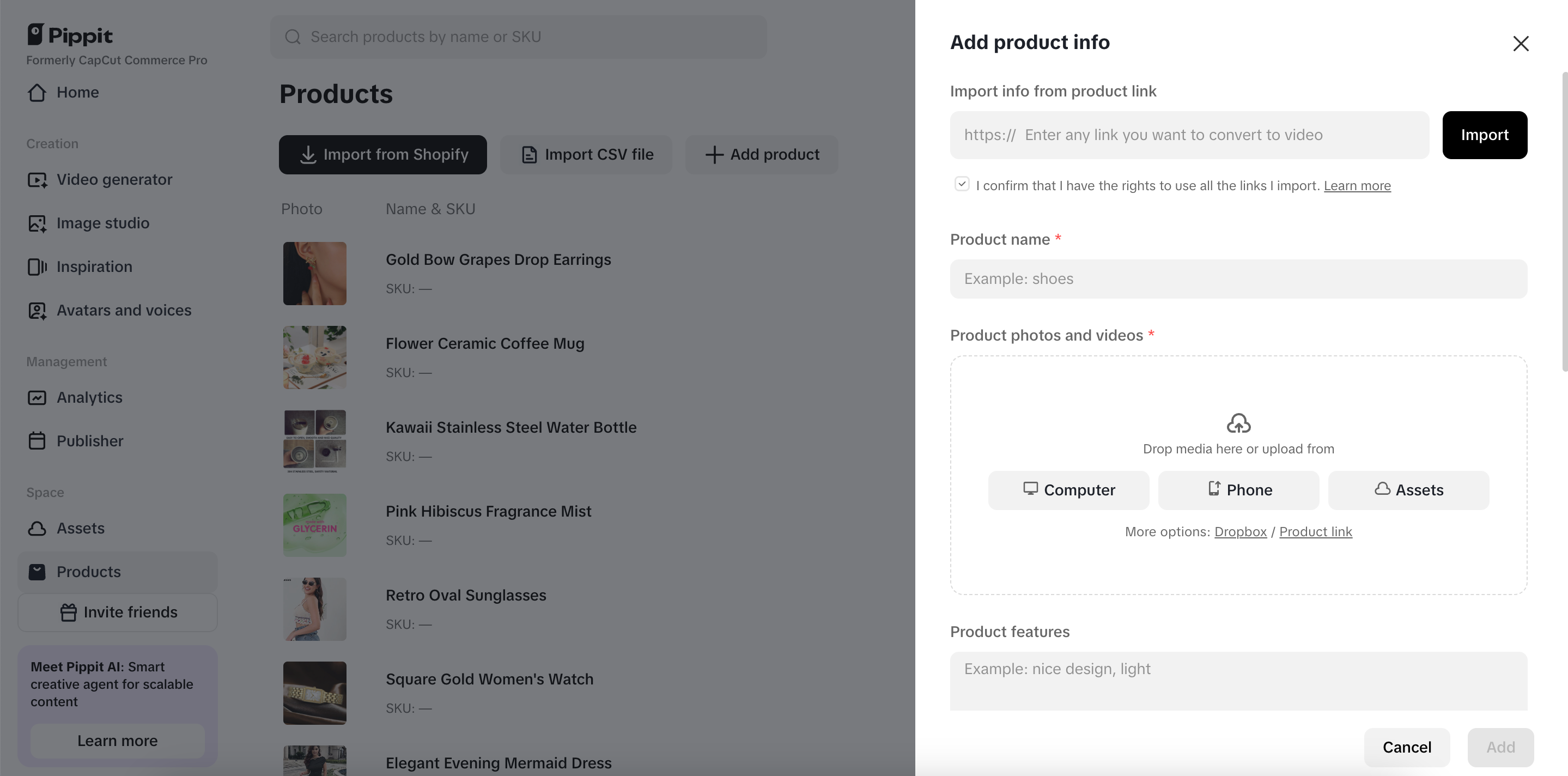 Seamless integration with e-commerce