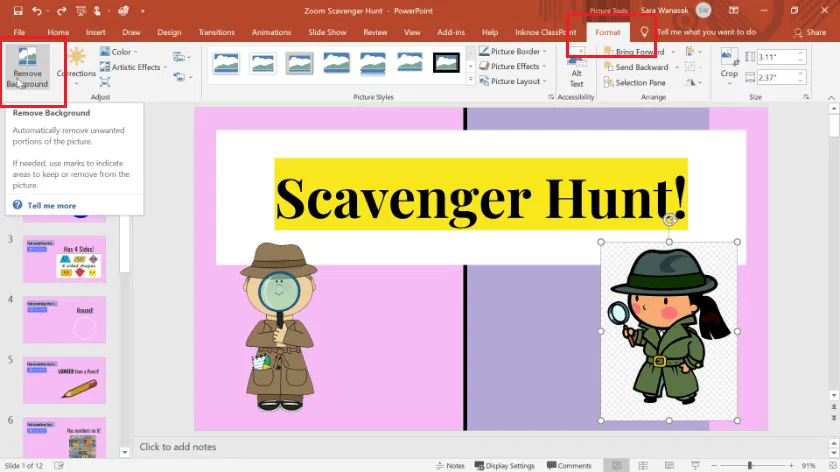 Remove image background in PowerPoint