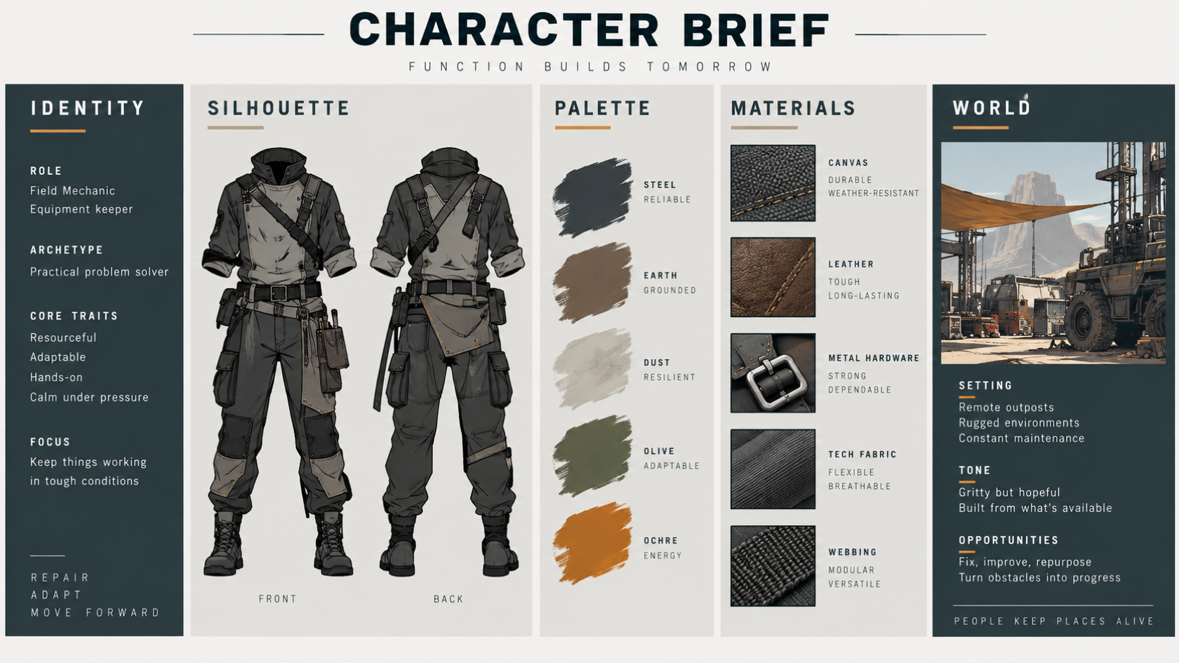 Vague versus clear visual brief comparison
