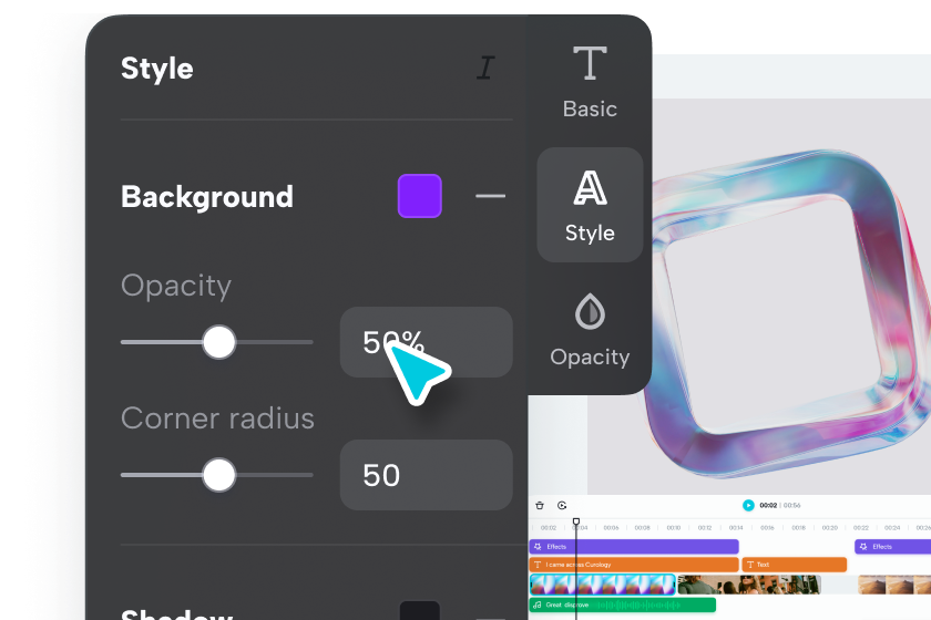 Edit video footage