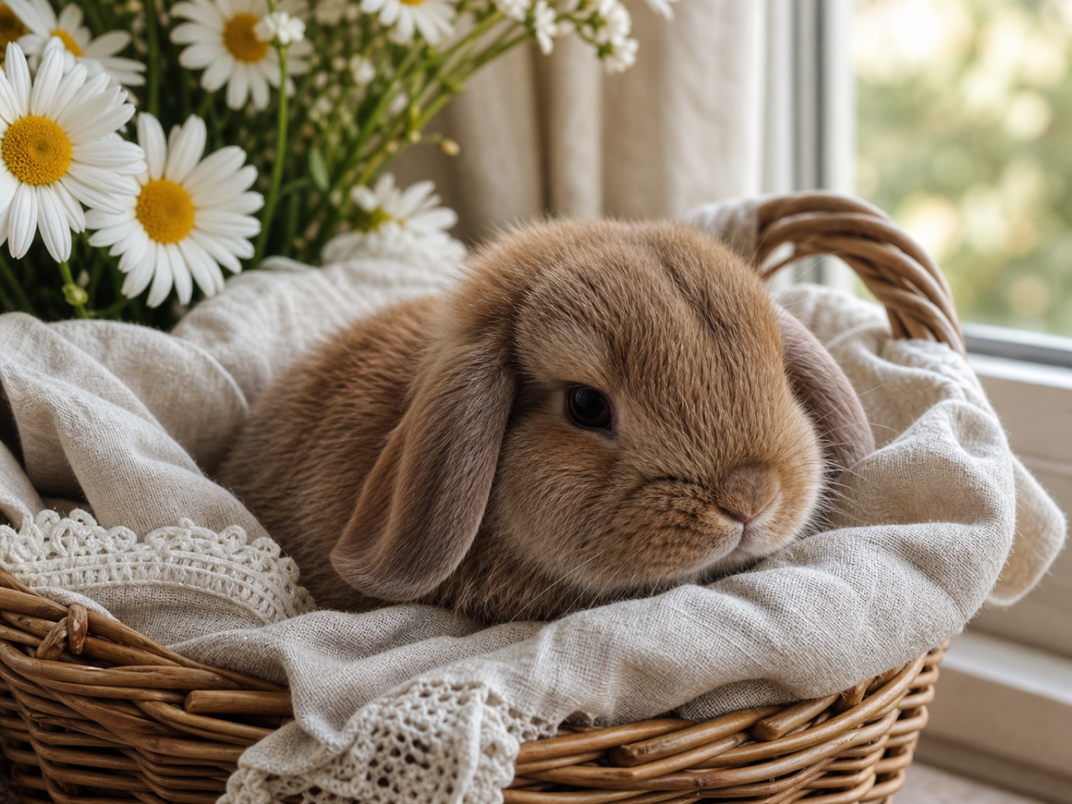 Hüttenkorb Hase