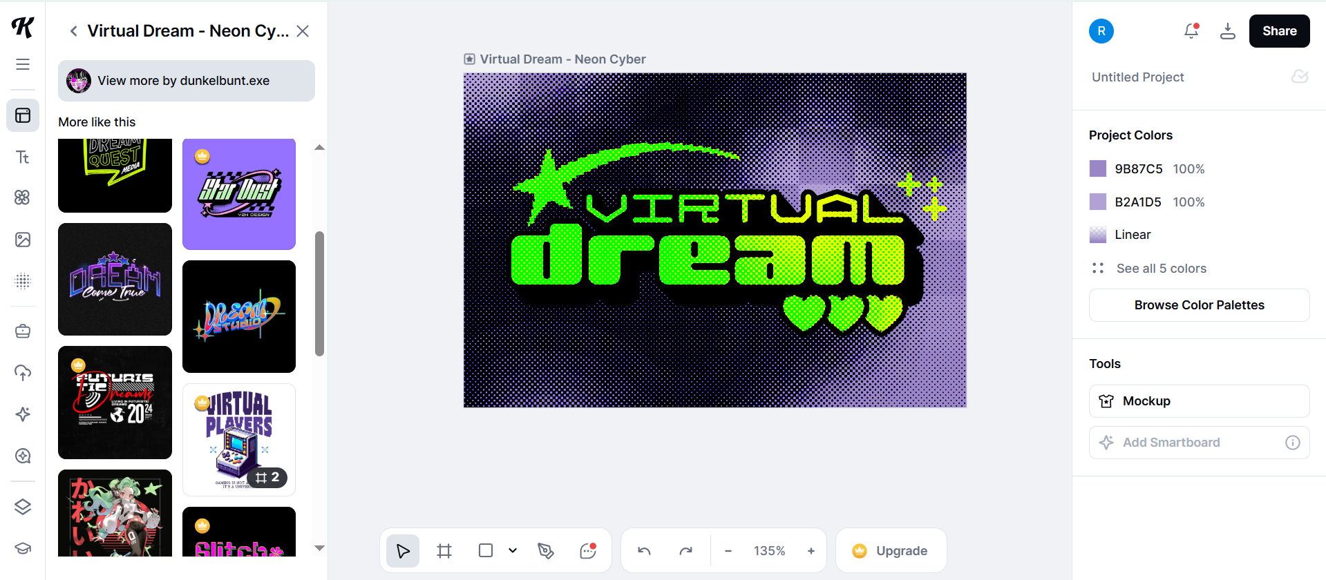 Kittl - an online Twitch banner creator