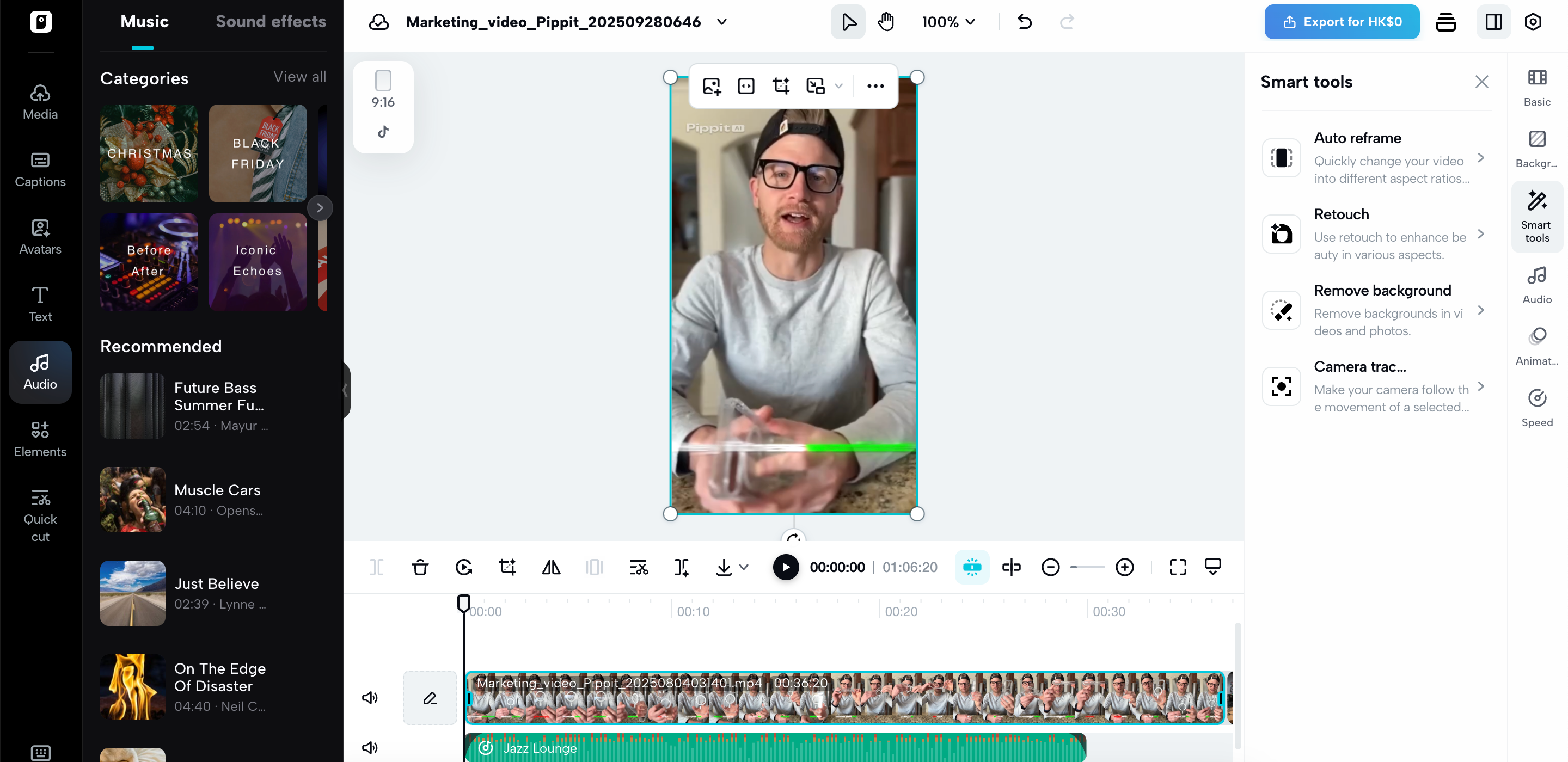 Ferramentas de edição flexíveis