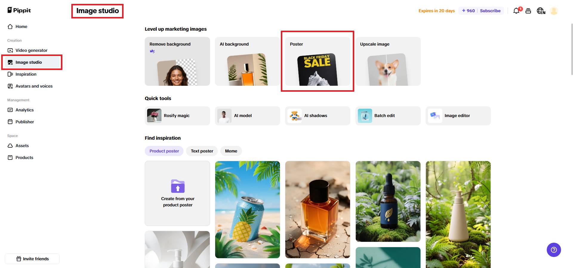 AI poster generation