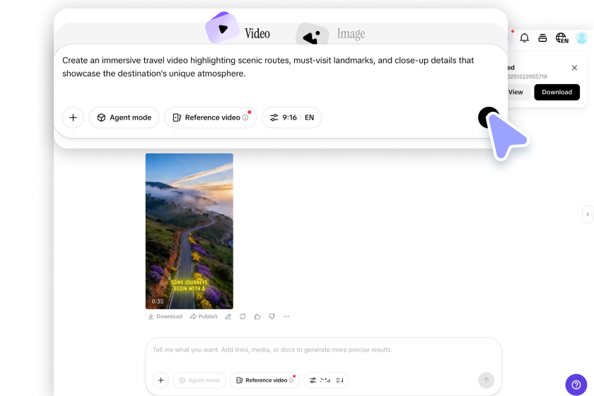 Write prompt and select mode